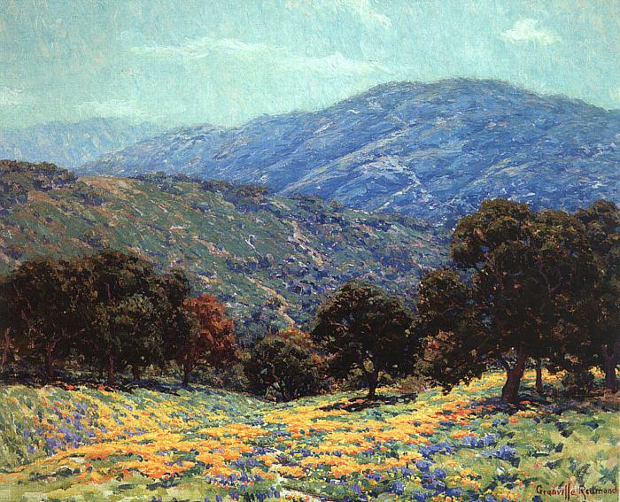 Granville Redmond Flowers Under the Oaks Spain oil painting art